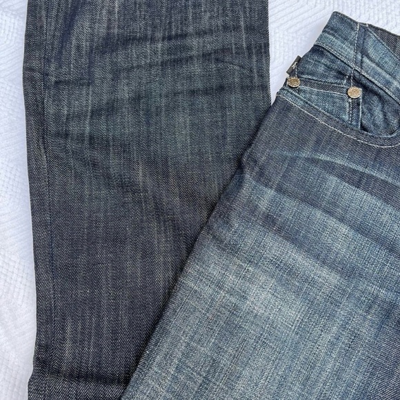 Rock & Republic Jeans Womens Sz 27 Kassandra Low-Rise Bootcut Logo Monogram EUC! - Picture 6 of 11